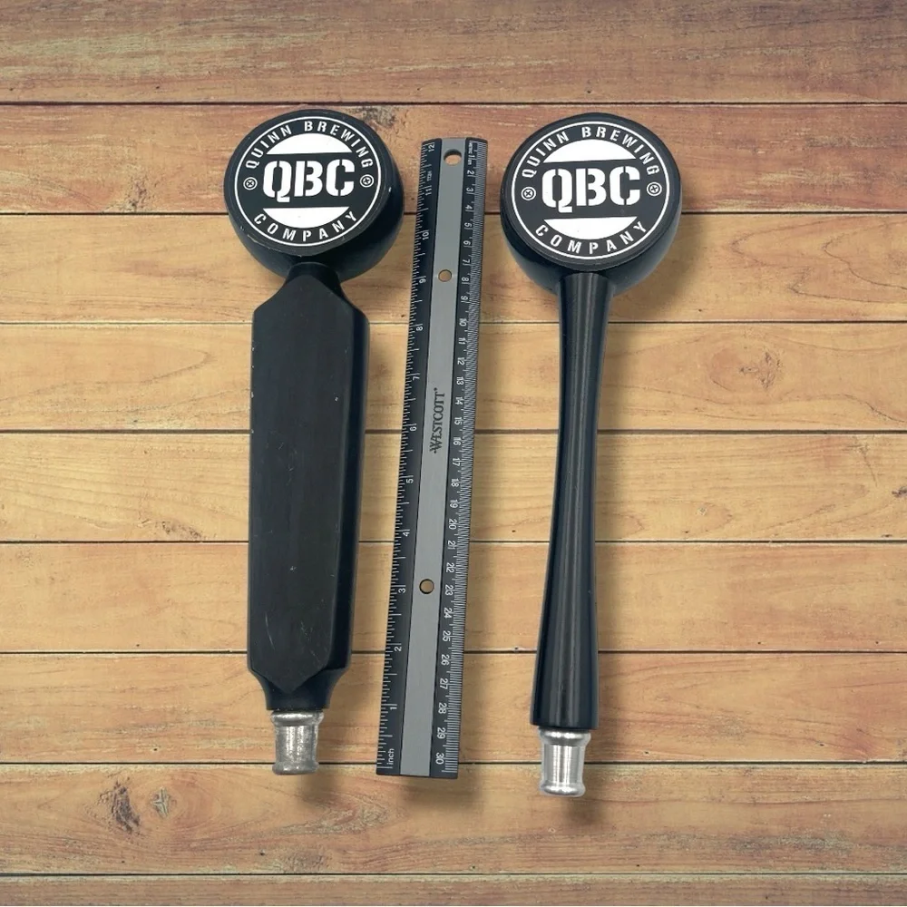 Quinn Brewing Company North Huntingdon, Pa Breweriana Set of 2 Beer Taps
